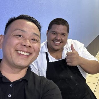 Rosy's Fish City - Felix and your truly - Seafood Near Me - San Jose, California