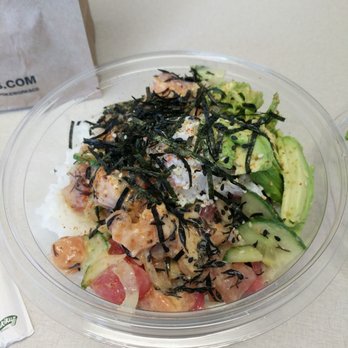 Pokeworks - Custom made Poke bowl... Large - Poke Near Me - Bellevue, Washington Pokeworks - Custom made Poke bowl... Large - Poke Near Me - Bellevue, Washington