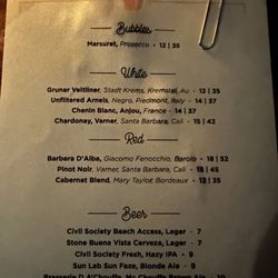 Juicy Cocktail Bar - Menu