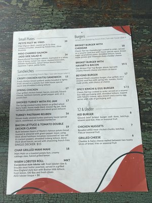 Menu photo 1 The Spring on Main Eureka Springs, AR