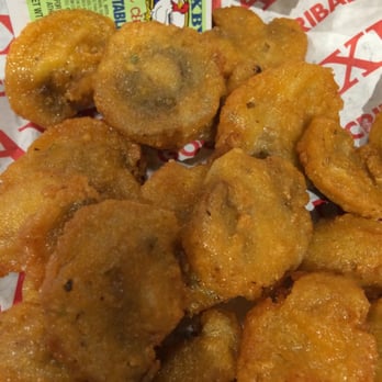 Zaxbys - Spicy fried mushrooms- holy grease! You can see the sheen on them! - Fast Food Near Me - Newport News, Virginia