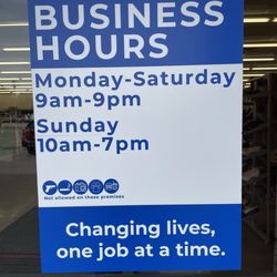 Goodwill Store - Business hours