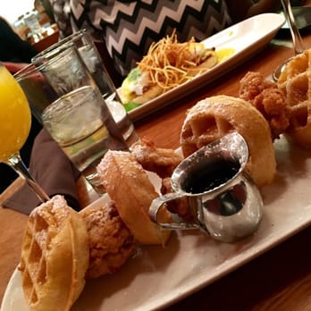 The Corner Office Restaurant + Martini Bar - Chicken x waffle bites - New American Near Me - Denver, Colorado