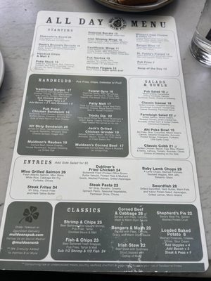 Menu photo 5 Muldoon's Irish Pub Newport Beach, CA Menu photo 5 Muldoon's Irish Pub Newport Beach, CA