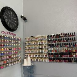 Powder colors and gel