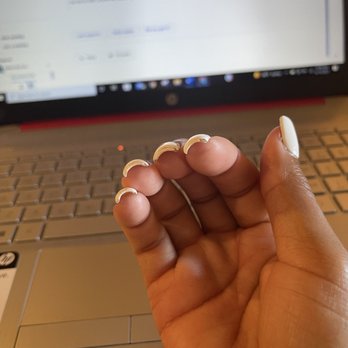 M-M Nails Spa - 1 Day After New Set Applied - Nail Salons Near Me - Port Orange, Florida