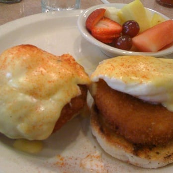 Bill's Cafe - Crab Cakes Benedict - American Near Me - San Jose, California Bill's Cafe - Crab Cakes Benedict - American Near Me - San Jose, California
