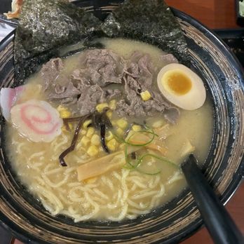 Sakatanoya - Beef Ramen lacked color, but was delicious. - Sushi Bars Near Me - University City, Missouri Sakatanoya - Beef Ramen lacked color, but was delicious. - Sushi Bars Near Me - University City, Missouri
