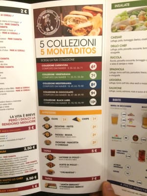 Menu photo 2 100 Montaditos Naples, NA