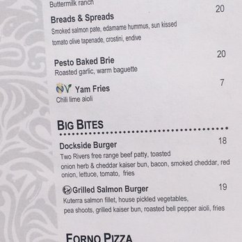 Dockside Restaurant - Seafood Near Me - Vancouver, British Columbia