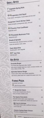 Menu photo 6 Dockside Restaurant Vancouver, BC Menu photo 6 Dockside Restaurant Vancouver, BC