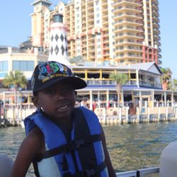 Blue Crab Water Sports of Destin - Heading back in to the harbor.