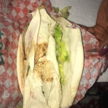 Shawarma Time Restaurant - a wrap with meat and lettuce - Halal Near Me - Winnipeg, Manitoba