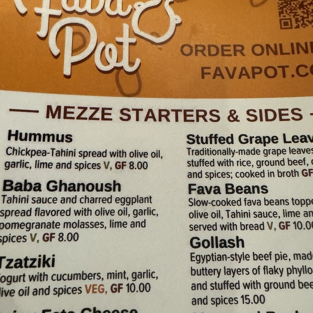 Fava Pot - App menu - Egyptian Near Me - Washington, DC, District of Columbia Fava Pot - App menu - Egyptian Near Me - Washington, DC, District of Columbia