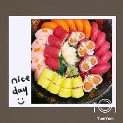 Kumo Japanese Restaurant - Tuna sushi, salmon sushi, sweet heart roll, rich boss, iron 3