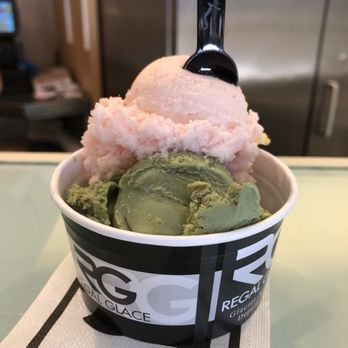 Régal Glace - Melon and pistachio gelato - Ice Cream & Frozen Yogurt Near Me - Lyon, 69