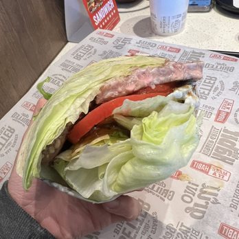 Habit Burger & Grill - Ahi Tuna Filet on Lettuce - Burgers Near Me - St. George, Utah Habit Burger & Grill - Ahi Tuna Filet on Lettuce - Burgers Near Me - St. George, Utah