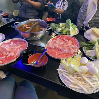Hot Pot For Days - Fresh seafood and large portions of meat. Also fresh veggies and different variations of noodles. - Soup Near Me - Glendale, Arizona