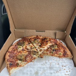 Red Swan Pizza - Chicken pesto (no tomatoes or cheddar cheese)