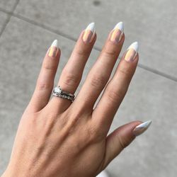 Chic Babe Nails - Gel x nails with French tips and chrome
