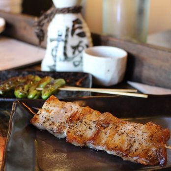Yataimura Maru - Pork belly and shishito peppers - Sushi Bars Near Me - Portland, Oregon