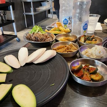 Hwaro 2 - Veggie combo, spicy pork bulgogi, shrimp tempura, and other food items - Korean Near Me - Las Vegas, Nevada Hwaro 2 - Veggie combo, spicy pork bulgogi, shrimp tempura, and other food items - Korean Near Me - Las Vegas, Nevada