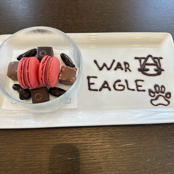 1856 - Culinary Residence - House made sweets brought at the end of the meal. The macarons were fabulous - Italian Near Me - Auburn, Alabama