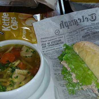 Coffeeville - Chicken noodle soup and crab salad sandwich. Very good. - Coffee & Tea Near Me - Jackson, Wisconsin