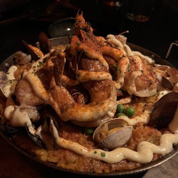 El Five - Seafood paella was great, this was a half portion and was big enough to be a full sized entree for one person - Tapas/Small Plates Near Me - Denver, Colorado
