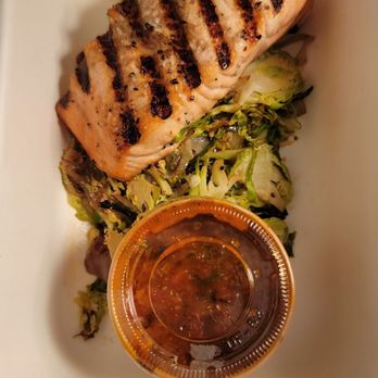 Sixty Vines - This is my first order from Sixty Vines. ATLANTIC SALMON was cooked perfectly! - Wine Bars Near Me - Houston, Texas Sixty Vines - This is my first order from Sixty Vines. ATLANTIC SALMON was cooked perfectly! - Wine Bars Near Me - Houston, Texas