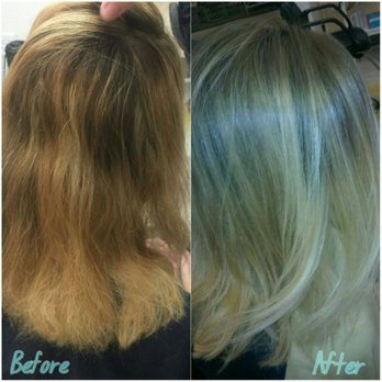 Styleout - Before & After of a highlight correction done by Amanda - Eyebrow Services Near Me - Clearwater, Florida