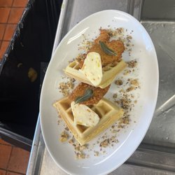 The Canterbury - Breakfast Chef Arron's Chicken and Waffles