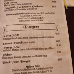 Randy's Bar & Grill - Menu 2/2024