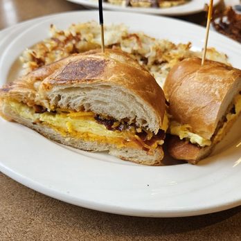 Danby Station - Croissant Breakfast sandwich - Breakfast & Brunch Near Me - Glen Ellyn, Illinois