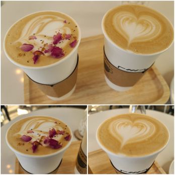 The Well Coffee - Rose and regular lattes - Coffee & Tea Near Me - Flushing, New York The Well Coffee - Rose and regular lattes - Coffee & Tea Near Me - Flushing, New York