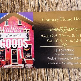 Walker’s Homestead Goods - Home Decor Near Me - Orbisonia, Pennsylvania Walker’s Homestead Goods - Home Decor Near Me - Orbisonia, Pennsylvania
