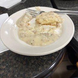 Biscuits and gravy from Quinn's (I'd already eaten half of it) Biscuits and gravy from Quinn's (I'd already eaten half of it)