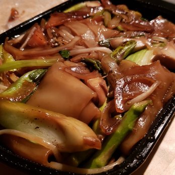 JUN - Chow fun noodles ($16). Nice homemade noodles. Otherwise pretty standard. - Szechuan Near Me - Minneapolis, Minnesota