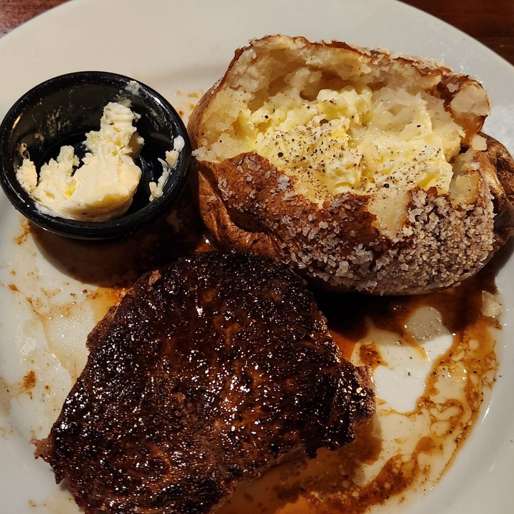 LongHorn Steakhouse - 8 oz Sirloin with baked potato - Steakhouses Near Me - Olathe, Kansas LongHorn Steakhouse - 8 oz Sirloin with baked potato - Steakhouses Near Me - Olathe, Kansas
