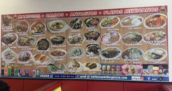 Menu photo 1 Valley Super Burger El Monte, CA
