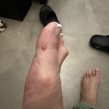 Omnia Nails & Spa - Cut my foot and toe with the foot scrubber! He was so rough with me like he was in a hurry!! Will never go back and won't recommend! - Massage Near Me - Aiken, South Carolina Omnia Nails & Spa - Cut my foot and toe with the foot scrubber! He was so rough with me like he was in a hurry!! Will never go back and won't recommend! - Massage Near Me - Aiken, South Carolina
