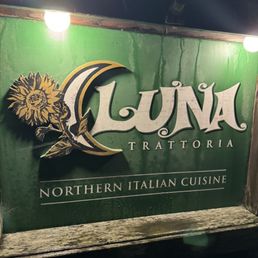 Exterior outside entrance of Luna Trattoria - Mendocino, California Exterior outside entrance of Luna Trattoria - Mendocino, California