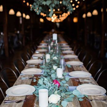 The Haight - @Planning for Paradise's gorgeous florals made the space look like an indoor garden! Love The Haight's long farm tables. - Party & Event Planning Near Me - Elgin, Illinois