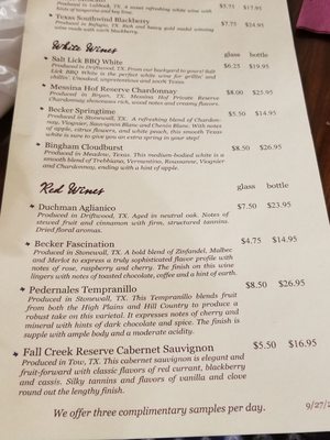 Menu photo 4 The Grapevine New Braunfels, TX