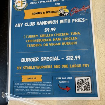 Stanley's Restaurant - Seafood Near Me - Central Falls, Rhode Island