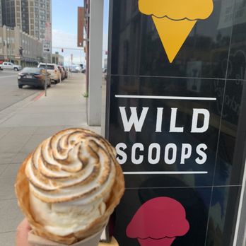 Wild Scoops - Baked Alaska cone! - Ice Cream & Frozen Yogurt Near Me - Anchorage, Alaska