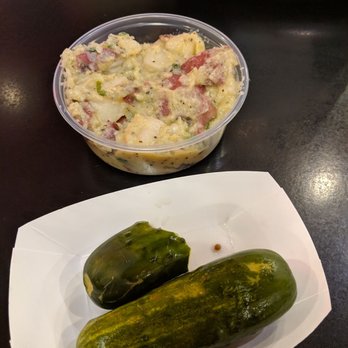 Katzinger's Delicatessen - Redskin potato salad and garlic pickles - Delis Near Me - Columbus, Ohio Katzinger's Delicatessen - Redskin potato salad and garlic pickles - Delis Near Me - Columbus, Ohio