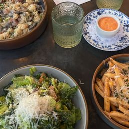 Tuscan Kale Caesar and Truffle Fries Tuscan Kale Caesar and Truffle Fries