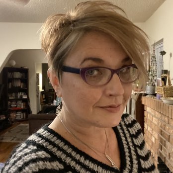 Rockit Hair Studio - Asymmetrical pixie cut with highlights - Hair Salons Near Me - Albuquerque, New Mexico