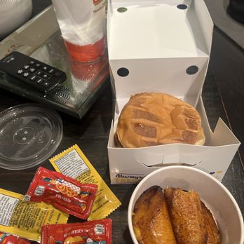Pollo Campero - Spicy burger and banana no forks but i guess u have to ask - Chicken Wings Near Me - Santa Ana, California Pollo Campero - Spicy burger and banana no forks but i guess u have to ask - Chicken Wings Near Me - Santa Ana, California